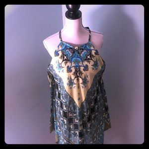 Patterned handkerchief dress